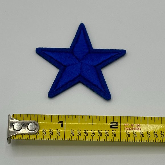 New Oli and Alex Iron-On Appliques/Patches - Blue Stars, 10 pcs - Picture 8 of 8